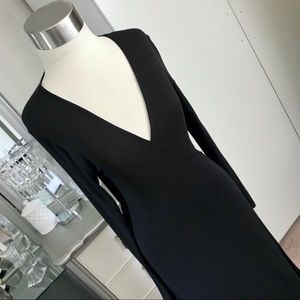 Black Wrap Dress